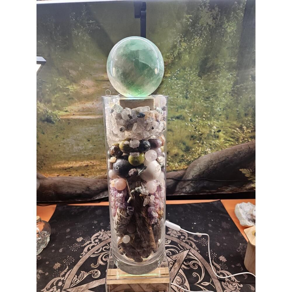 Crystal vase collection